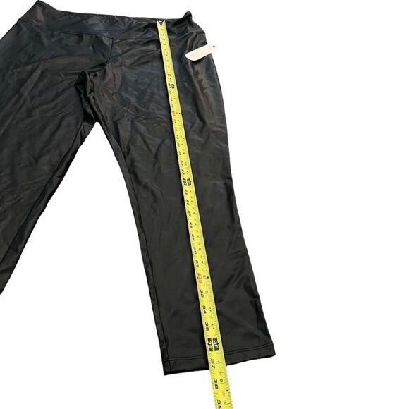 NWT OLIVE + OAK Black Faux Leather Legging Size XXL - Picture 6 of 8